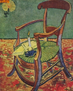 Gauguins Sessel nach van Gogh